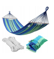 Amaca da giardino grande per due persone 260x150cm, materiale di alta qualità, carico fino a 200kg,intrecciata e senza cuciture