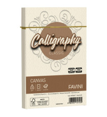 Busta Calligraphy Canvas - 120 x 180 mm - 100 gr - avorio 02 - Favini - conf. 25 pezzi Busta Calligraphy Canvas - 120 x 180 mm - 100 gr - avorio 02 - Favini - conf. 25 pezzi