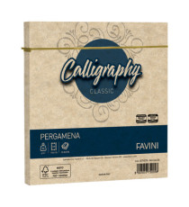 Busta Calligraphy Pergamena -  170 x 170 mm - 90 gr - nocciola 04 - Favini - conf. 25 pezzi Busta Calligraphy Pergamena -  170 x 170 mm - 90 gr - nocciola 04 - Favini - conf. 25 pezzi