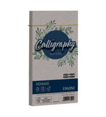 Busta Calligraphy Remake -  110 x 220 mm - 120 gr - scoglio - Favini - conf. 25 pezzi Busta Calligraphy Remake -  110 x 220 mm - 120 gr - scoglio - Favini - conf. 25 pezzi
