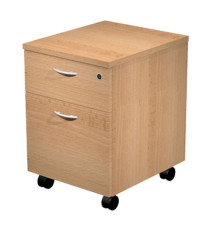 Cassettiera Easy - 1 cassetto + 1 classificatore - con ruote - 41,8 x 52 x 59,5 cm - faggio Cassettiera Easy - 1 cassetto + 1 classificatore - con ruote - 41,8 x 52 x 59,5 cm - faggio