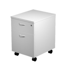 Cassettiera Easy - 1 cassetto + 1 classificatore - con ruote - 41,8 x 52 x 59,5 cm - grigio Cassettiera Easy - 1 cassetto + 1 classificatore - con ruote - 41,8 x 52 x 59,5 cm - grigio