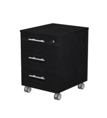 Cassettiera Prestige - 3 cassetti - con ruote -  41,8 x 52 x 61,5 cm - nero venato Cassettiera Prestige - 3 cassetti - con ruote -  41,8 x 52 x 61,5 cm - nero venato