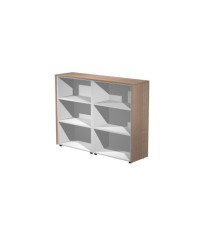 Coppia Prestige - mobili medi a giorno - 162,8 x 43 x 119,8 cm - ciliegio arabis