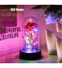 Lampada a led a forma di rosa rossa 11x23cm con illuminazione colorata,a batteria,luce notturna,idea regalo amore,San Valentino Lampada a led a forma di rosa rossa 11x23cm con illuminazione colorata,a batteria,luce notturna,idea regalo amore,San Valentino