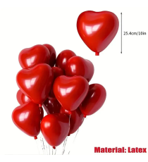 Palloncini a forma di cuore misura 25cm circa,confezione da 100pz!San Valentino, amore, anniversario, atmosfera romantica!