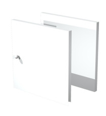 Coppia ante Rainbow - 32,2x32,1 cm - per libreria - bianco
