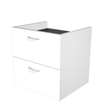 Coppia cassetti per libreria modulare - L40 cm - 36x29x35,5 cm - bianco