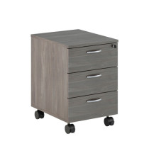 Cassettiera Easy - 3 cassetti - con ruote - 41,8 x 52 x 59,5 cm - frassino toscano Cassettiera Easy - 3 cassetti - con ruote - 41,8 x 52 x 59,5 cm - frassino toscano