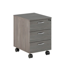 Cassettiera Easy - 3 cassetti - con ruote - 41,8 x 52 x 59,5 cm - frassino toscano Cassettiera Easy - 3 cassetti - con ruote - 41,8 x 52 x 59,5 cm - frassino toscano