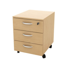 Cassettiera Rainbow - 3 cassetti - con ruote - 41 x 50 x 52,2 cm - faggio Cassettiera Rainbow - 3 cassetti - con ruote - 41 x 50 x 52,2 cm - faggio