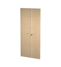 Coppia ante Easy - per mobile contenitore alto - 80 x 175 cm - spessore 18 mm - melaminico - frassino toscano