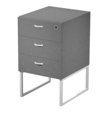Cassettiera Essence - 3 cassetti - con supporto metal - 41,5 x 49,5 x 57,6 cm - Antracite/Bianco Cassettiera Essence - 3 cassetti - con supporto metal - 41,5 x 49,5 x 57,6 cm - Antracite/Bianco