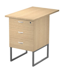 Cassettiera Essence - 3 cassetti - con supporto metal e top - 41,5 x 49,5 x 57,6 cm - Rovere/Antracite Cassettiera Essence - 3 cassetti - con supporto metal e top - 41,5 x 49,5 x 57,6 cm - Rovere/Antracite