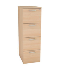 Classificatore - 4 cassetti - 49 x 55 x 141,2 cm - faggio