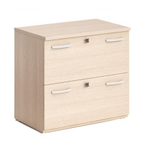 Classificatore Agorà - 2 cassetti - per cartelle sospese - 80 x 46 x 73 cm - rovere