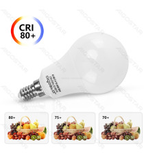 Lampadina led A60 7W attacco E14 620 lumen - 6500K luce fredda - misura D60xH114mm Equivalenza lampada incandescente: 49W Lampadina led A60 7W attacco E14 620 lumen - 6500K luce fredda - misura D60xH114mm Equivalenza lampada incandescente: 49W