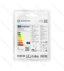 Lampadina led A60 7W attacco E14 620 lumen - 6500K luce fredda - misura D60xH114mm Equivalenza lampada incandescente: 49W Lampadina led A60 7W attacco E14 620 lumen - 6500K luce fredda - misura D60xH114mm Equivalenza lampada incandescente: 49W