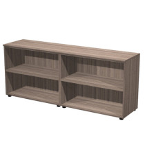 Coppia mobili bassi Elegance - 180 x 45,3 x 75 cm - noce toscano