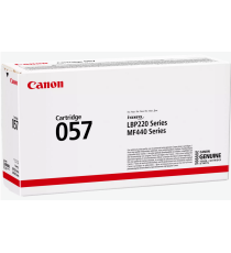 Canon 057 nero 3009C002 CRG057 toner originale per CANON i-SENSYS LBP 220,223,226,228,440,443,445,446,449X capacità 3.100 pagine Canon 057 nero 3009C002 CRG057 toner originale per CANON i-SENSYS LBP 220,223,226,228,440,443,445,446,449X capacità 3.100 pagine