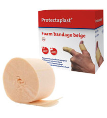 Bendaggio coesivo Protectaplast -  6 x 450 cm - color pelle - PVS Bendaggio coesivo Protectaplast -  6 x 450 cm - color pelle - PVS