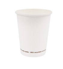 Bicchiere in carta - 350 ml - bianco - Signor Bio - conf. 50 pezzi