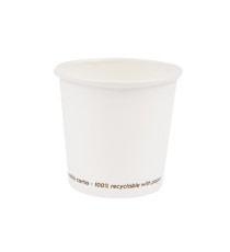 Bicchiere in carta - 75 ml - bianco - Signor Bio - conf. 50 pezzi