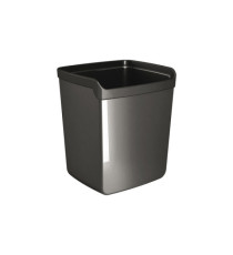 Bicchiere portapenne Mydesk - 8,7x7,4x10 cm - nero - Arda Bicchiere portapenne Mydesk - 8,7x7,4x10 cm - nero - Arda