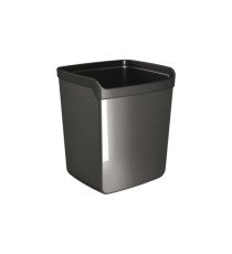 Bicchiere portapenne Mydesk - 8,7 x 7,4 x 10 cm - nero - Arda