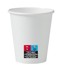 Bicchieri in carta - 200 ml - con marcatura S.U.P - Dopla - conf. 50 pezzi