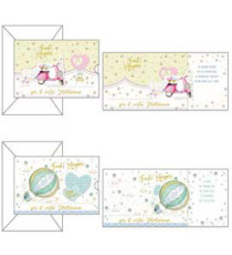 Biglietto auguri Matrimonio - 4 soggetti assortiti - Kartos