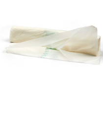 Biosacco per immondizia - 42x42 cm - 10 L - 19 micron - bianco - Perfetto - rotolo da 15 sacchi Biosacco per immondizia - 42x42 cm - 10 L - 19 micron - bianco - Perfetto - rotolo da 15 sacchi