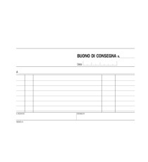 Blocco buoni consegna - 100 x 176 mm - 100 fg - DU161420000 - Data Ufficio