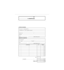 Blocco buste nota spese - 28 x 15cm - Edipro - conf. 25 buste