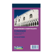 Blocco comande - 25/25 copie autoricopianti - 16,8 x 10 cm - DU161870000 - Data Ufficio
