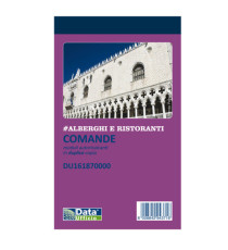 Blocco comande - 25/25 copie autoricopianti - 16,8 x 10 cm - DU161870000 - Data Ufficio