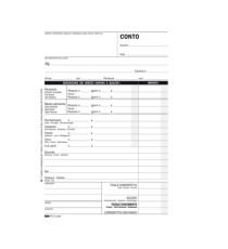 Blocco conto albergo/pensione - 7 giorni - uso mano - 23 x 15cm - 100 fogli - Edipro Blocco conto albergo/pensione - 7 giorni - uso mano - 23 x 15cm - 100 fogli - Edipro