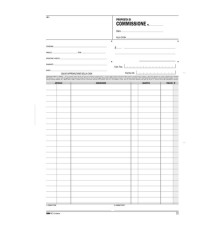 Blocco copia commissioni - 50 fogli 2 copie autoricalcanti - 29,7 x 21cm - Edipro Blocco copia commissioni - 50 fogli 2 copie autoricalcanti - 29,7 x 21cm - Edipro