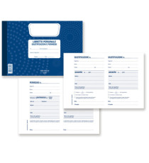 Blocco libretto delle giustificazioni - 25 fogli - 21,5 x 14,8 cm - DU3026PS000 - Data Ufficio