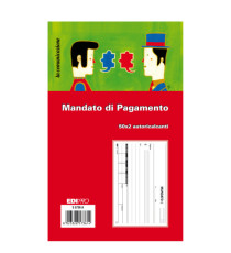 Blocco mandato di pagamento E5736A - 9,9 x 17cm - 100 fogli - Edipro