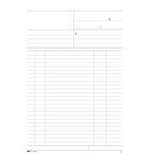 Blocco multiuso bianco - 50/50 fogli autoricalcanti - 31 x 21cm - Edipro