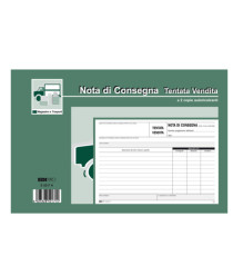 Blocco nota consegna tentata vendita - 50/50 fogli autoricalcanti - 15 x 23cm - Edipro Blocco nota consegna tentata vendita - 50/50 fogli autoricalcanti - 15 x 23cm - Edipro