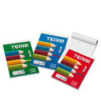 Blocco note Team - 5 mm - 150 x 210 mm - 50 gr - 50 fogli - Blasetti Blocco note Team - 5 mm - 150 x 210 mm - 50 gr - 50 fogli - Blasetti