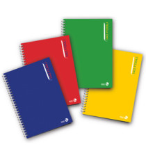 Blocco notes - spiralato sul lato lungo - 1 rigo - 22,3 x 29,7cm - 80gr - 140 fogli - BM Blocco notes - spiralato sul lato lungo - 1 rigo - 22,3 x 29,7cm - 80gr - 140 fogli - BM