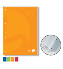 Blocco notes BM90 - A4 - collato lato lungo - quadretti 5mm - 50fg - 90gr - 4fori - copertina 250gr - BM Blocco notes BM90 - A4 - collato lato lungo - quadretti 5mm - 50fg - 90gr - 4fori - copertina 250gr - BM