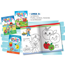 ALBUM DA COLORARE 24 FACCIATE TEMA LA FATTORIA, MERENDE E PROFESSIONI BLASETTI ALBUM DA COLORARE 24 FACCIATE TEMA LA FATTORIA, MERENDE E PROFESSIONI BLASETTI