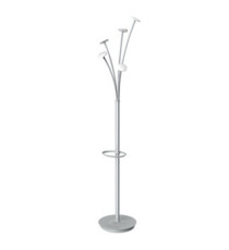 Appendiabiti - con portaombrelli - 5 posti - 187 x 38 cm - bianco - Alba Appendiabiti - con portaombrelli - 5 posti - 187 x 38 cm - bianco - Alba