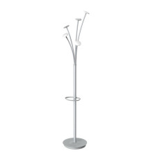 Appendiabiti - con portaombrelli - 5 posti - 187 x 38 cm - bianco - Alba Appendiabiti - con portaombrelli - 5 posti - 187 x 38 cm - bianco - Alba