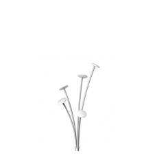 Appendiabiti - con portaombrelli - 5 posti - 187 x 38 cm - bianco - Alba Appendiabiti - con portaombrelli - 5 posti - 187 x 38 cm - bianco - Alba
