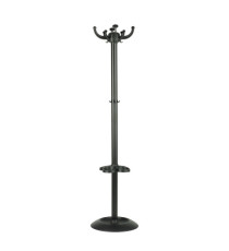Appendiabiti Jolly - con portaombrelli - 8 posti - 168 x 40 cm - nero - Unisit Appendiabiti Jolly - con portaombrelli - 8 posti - 168 x 40 cm - nero - Unisit